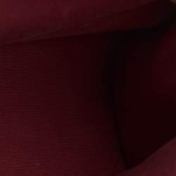 مملوكة مسبقًا حقيبة هيرمس هيرباغ زيب 31 كانفاس إتش/إبيين وجلد أحمر 