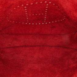 Pre Owned حقيبة هيرمس إيفلين الثالث كليمنس حمراء 29