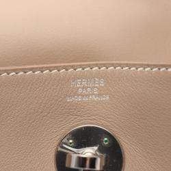 مملوكة مسبقًا Hermes Lindy 26 Argile Swift Leather Shoulder Bag