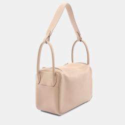 مملوكة مسبقًا Hermes Lindy 26 Argile Swift Leather Shoulder Bag