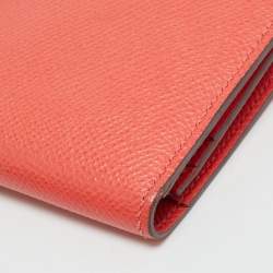 Pre Owned محفظة هيرمس بيرن غاست جلد إبسوم موستارد