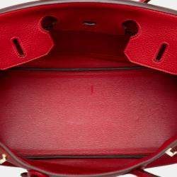 مملوكة مسبقًا حقيبة هيرمس بيركين ريتورن طوغو حمراء 35