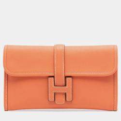 مملوكة مسبقًا حقيبة ديو جيغ هيرمس سويفت برتقالي