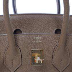 Pre Owned Hermes Biscuit Togo Birkin 25