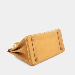 مملوكة مسبقًا Hermes Naturel-Sabel Ostrich Birkin 30