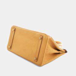 مملوكة مسبقًا Hermes Naturel-Sabel Ostrich Birkin 30