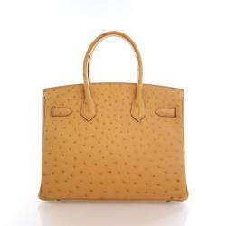 مملوكة مسبقًا Hermes Naturel-Sabel Ostrich Birkin 30