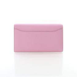 مملوكة مسبقًا Hermes Mauve Sylvestre Epsom Constance To Go Wallet