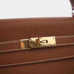 مملوكة مسبقًا Hermes Vintage Gold Togo Kelly 32