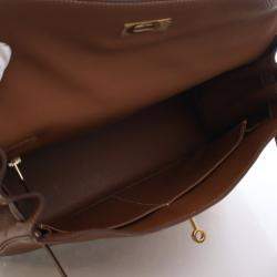 مملوكة مسبقًا Hermes Vintage Gold Togo Kelly 32
