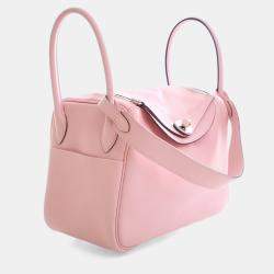 Pre Owned حقيبة هيرمس ليندي سويفت روز ساكورا 26