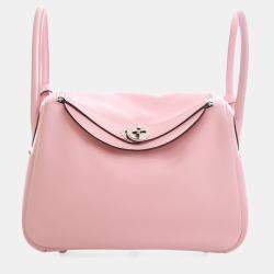 Pre Owned Hermes Rose Sakura Swift Lindy 26