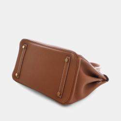 مملوكة مسبقًا حقيبة هيرمس بيركين 30 تورو ذهبي