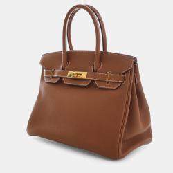 مملوكة مسبقًا حقيبة هيرمس بيركين 30 تورو ذهبي