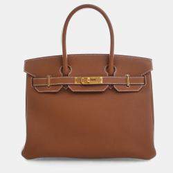 Pre Owned Hermes Gold Togo Birkin 30