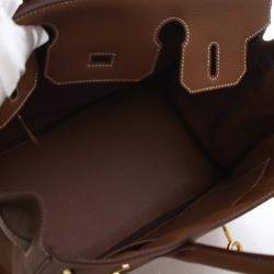 مملوكة مسبقًا حقيبة هيرمس بيركين 30 تورو ذهبي