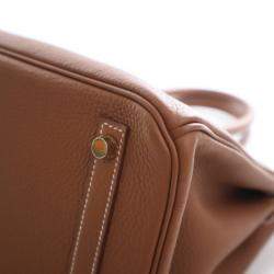 مملوكة مسبقًا حقيبة هيرمس بيركين 30 تورو ذهبي