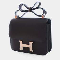 مملوكة مسبقًا حقيبة هيرمس كونستانس 24 إيبسوم نوار