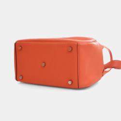 Pre Owned Hermes Lindy Verso 26 Capucine Taurillon Clemence Leather Shoulder Bag