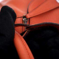 Pre Owned Hermes Lindy Verso 26 Capucine Taurillon Clemence Leather Shoulder Bag