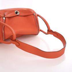 Pre Owned Hermes Lindy Verso 26 Capucine Taurillon Clemence Leather Shoulder Bag