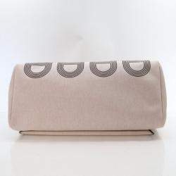 مملوكة مسبقًا Hermes Ecru/Noir Canvas Herbag Cabine