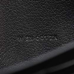 Pre Owned Hermes Kelly Pocket Long Bifold Wallet Leather Chevre Sham Killa Black