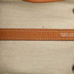 Pre Owned حقيبة هيرمس غاردن بارتي 36 جلد نيغوندا بني