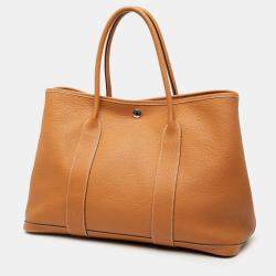 Pre Owned حقيبة هيرمس غاردن بارتي 36 جلد نيغوندا بني