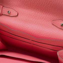 مملوكة مسبقًا محفظة هيرمس وردية شيفر ميسور كليك 16 على شريط