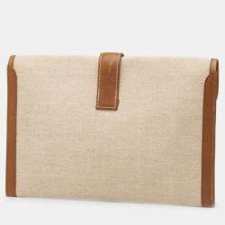 Pre Owned حقيبة جيج 29 توال بني هيرمس