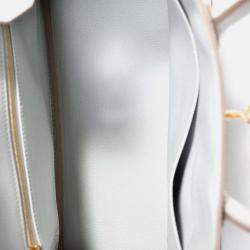 Pre Owned Hermes 2019 Gris Perle Clemence Leather Birkin 30