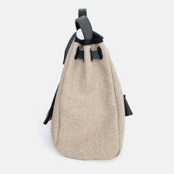 مملوكة مسبقًا هيرمس 2020 كريمي/أسود تويلي H فيبريشن هيرباج زيب 31 مع حقيبة صغيرة