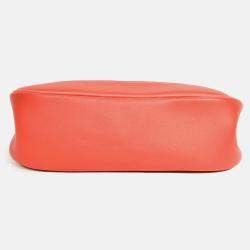 Pre Owned حقيبة هيرمس 'بيرلين' 28 كروس بودي جلد سويفت مثقوب أحمر 2014