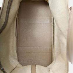 Pre Owned Hermes Taupe Negonda Leather Garden Party 36