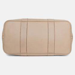Pre Owned Hermes Taupe Negonda Leather Garden Party 36