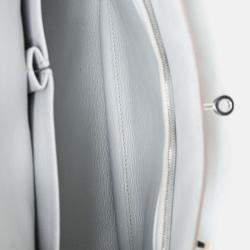 Pre Owned Hermes Light Grey Clemence Leather Jypsiere 28
