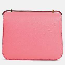 Pre Owned حقيبة هيرمس كونستانس 18 جلد إيبسوم وردي