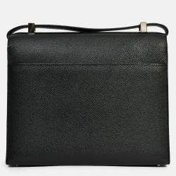 مملوكة مسبقًا حقيبة هيرمس فيروه ٢٣ جلد إبسوم أسود للكتف