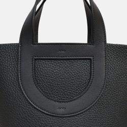 Pre Owned Hermes 2022 Black Clemence & Swift Leather 'In The Loop' 18