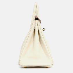 Pre Owned حقيبة هيرمس بيركن 25 جلد سويفت كراي 2017