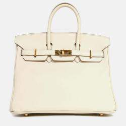 Pre Owned حقيبة هيرمس بيركن 25 جلد سويفت كراي 2017