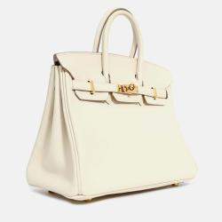 Pre Owned حقيبة هيرمس بيركن 25 جلد سويفت كراي 2017