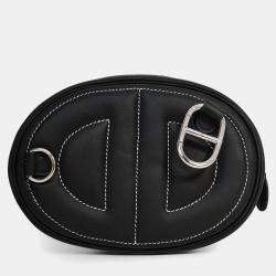 مملوكة مسبقًا حقيبة هيرميس بلاك سويفت فيرسو إن ذا لوب حزام