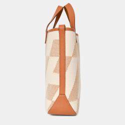 مملوكة مسبقًا حقيبة هيرمس إتش كابا 27 توال إتش جلد سويفت بني/بيج 2021