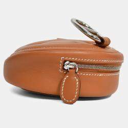 مملوكة مسبقًا حقيبة هيرمس إن لوب حزام جلد سوفت بني 2020