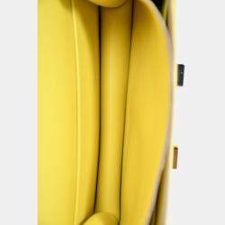 مملوكة مسبقًا حقيبة هيرمس كونستانس ميني جلد سوفت لايم 2019 18 بحلية ذهبية