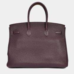 Pre Owned حقيبة هيرمس بيركن 35 جلد كليمنس زبيب 2008