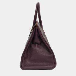 Pre Owned حقيبة هيرمس بيركن 35 جلد كليمنس زبيب 2008