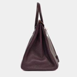 Pre Owned حقيبة هيرمس بيركن 35 جلد كليمنس زبيب 2008